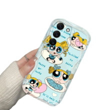 Kawaii The Powerpuff Girls Cartoon Bubbles Samsung Phone Case Kawaii The Powerpuff Girls Cartoon Bubbles Samsung Phone Case