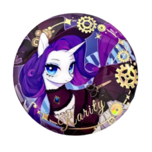 Kawaii My Little Pony Rarity Badge Kawaii My Little Pony Rarity Badge