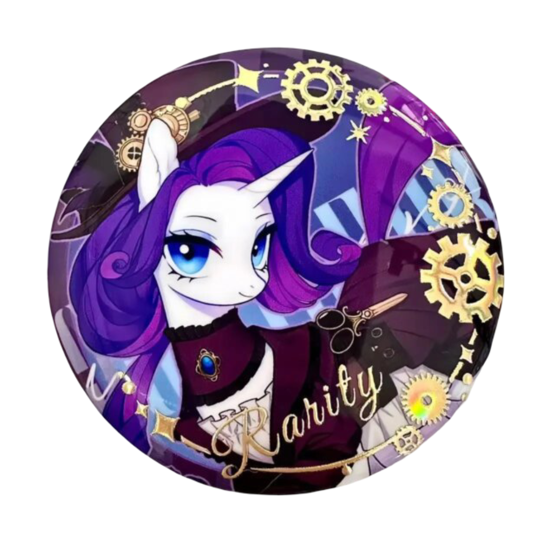 Kawaii My Little Pony Rarity Badge Kawaii My Little Pony Rarity Badge