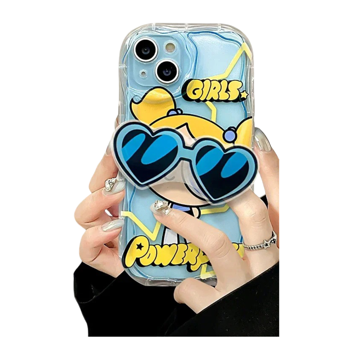 The Powerpuffs Girls Bubbles Kawaii Phone Case For Samsung