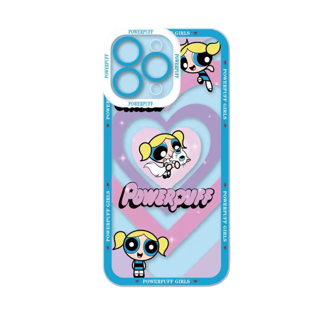 Kawaii Bubbles The Powerpuff Girls Phone Case For iPhone