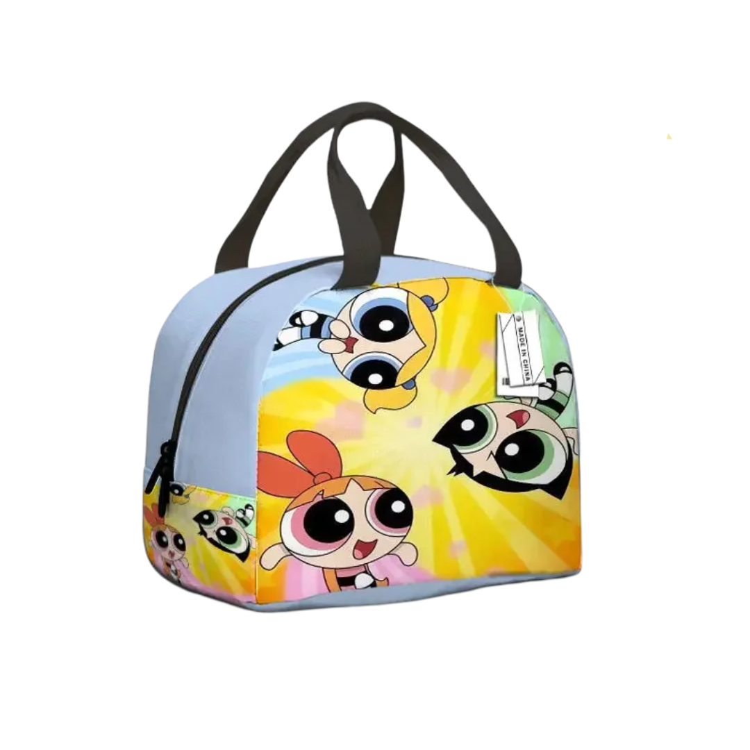 Kawaii The Powerpuff Girls Insulated Lunch Bag