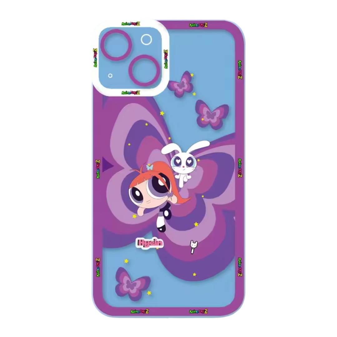 The Powerpuff Girls Hyein Kawaii Soft Silicone Phone Cover For iPhone