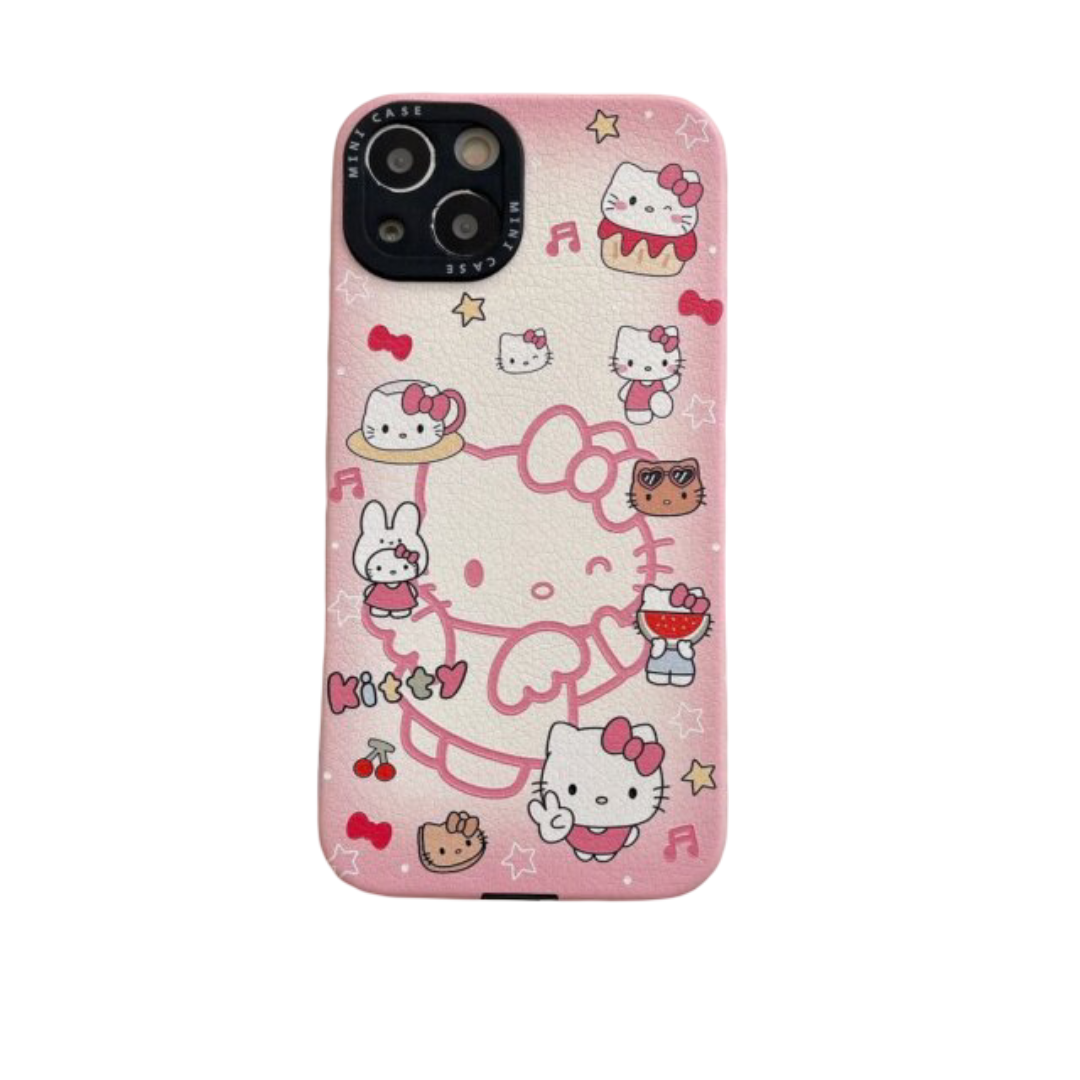Kawaii Cartoon Hello Kitty Phone Case For iPhone