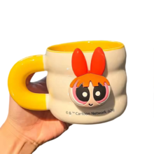 320ml The Powerpuff Girls Blossom Kawaii Ceramic Cup 320ml The Powerpuff Girls Blossom Kawaii Ceramic Cup