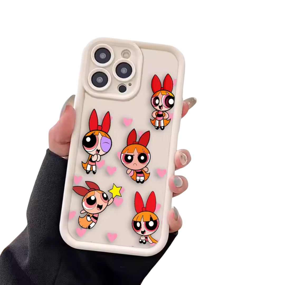 Kawaii The Powerpuff Girls Blossom Silicone Phone Case For iPhone