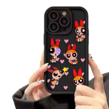 Kawaii The Powerpuff Girls Blossom Silicone Phone Case For iPhone Kawaii The Powerpuff Girls Blossom Silicone Phone Case For iPhone