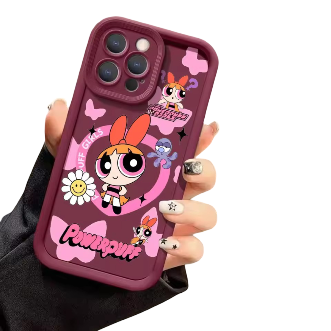 Kawaii Anime The Powerpuff Girls Blossom Phone Case For iPhone