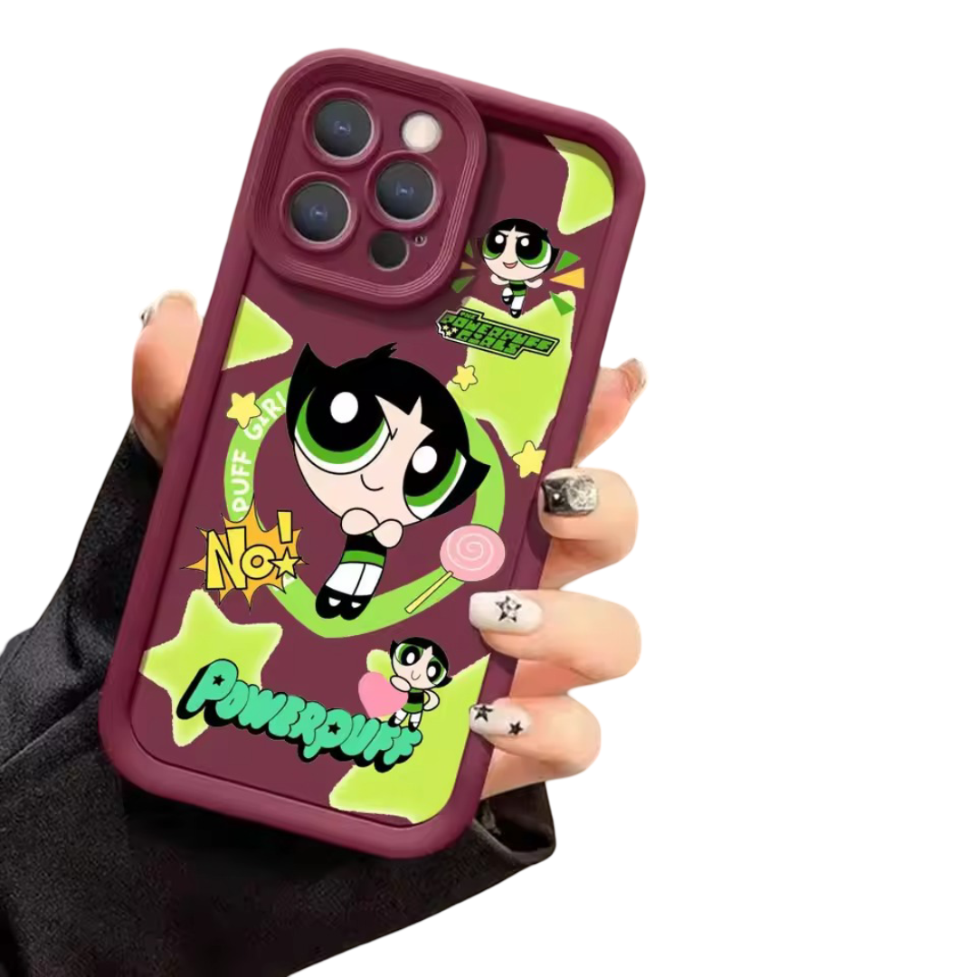 Anime Kawaii The Powerpuff Girls Buttercup Phone Case For iPhone