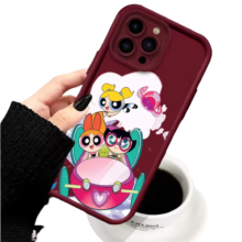 Kawaii Anime The Powerpuff Girls Eye Ladder Soft Phone Cover For Apple iPhone Kawaii Anime The Powerpuff Girls Eye Ladder Soft Phone Cover For Apple iPhone