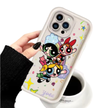 The Powerpuff Girls Eye Ladder Soft Kawaii Phone Case For Apple iPhone The Powerpuff Girls Eye Ladder Soft Kawaii Phone Case For Apple iPhone