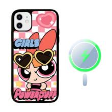 Kawaii The Powerpuff Girls Blossom Magnetic Wireless Charge Phone Case For iPhone Kawaii The Powerpuff Girls Blossom Magnetic Wireless Charge Phone Case For iPhone