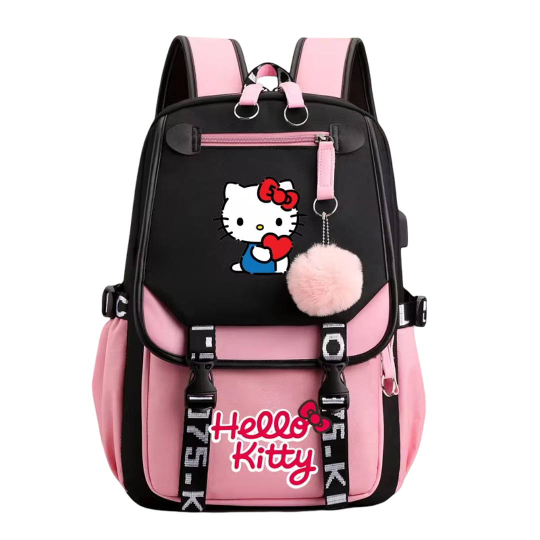 Kawaii Hello Kitty Large Capacity School Backpack