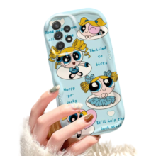 Kawaii The Powerpuff Girls Bubbles Wave Oil Mobile Cover For Samsung Kawaii The Powerpuff Girls Bubbles Wave Oil Mobile Cover For Samsung