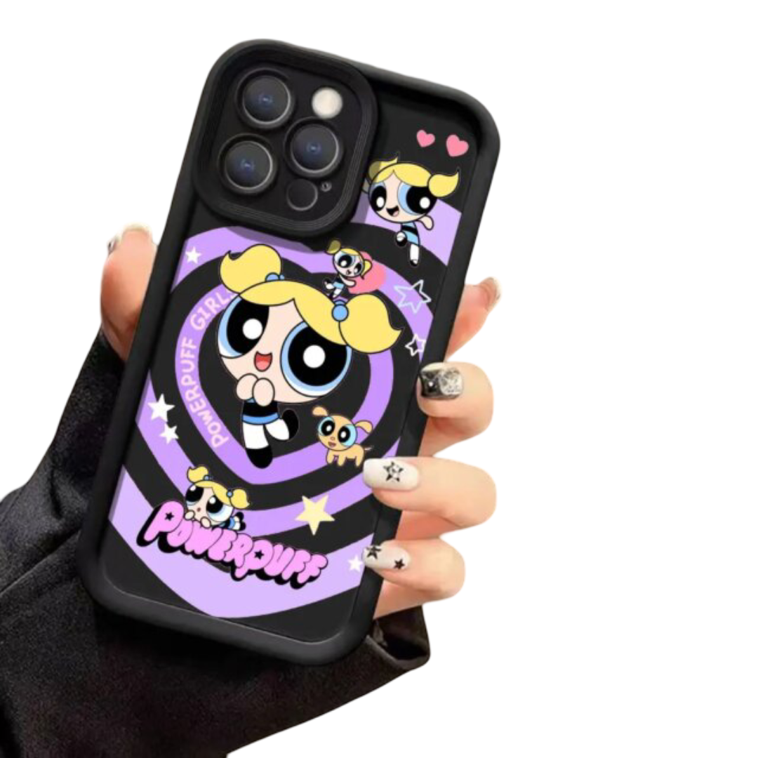 Kawaii The Powerpuff Girls Bubbles Phone Back Case For Samsung