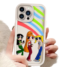Kawaii The Powerpuff Girls Eye Ladder For Apple iPhone Case Kawaii The Powerpuff Girls Eye Ladder For Apple iPhone Case