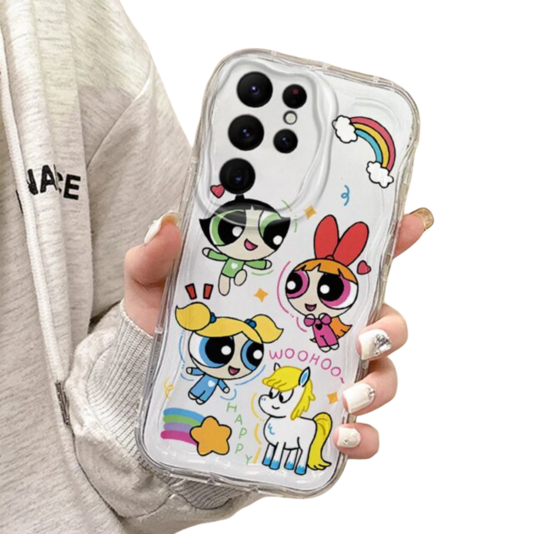 Kawaii The Powerpuff Girls Character Silicone Mobile Case For Samsung Kawaii The Powerpuff Girls Character Silicone Mobile Case For Samsung
