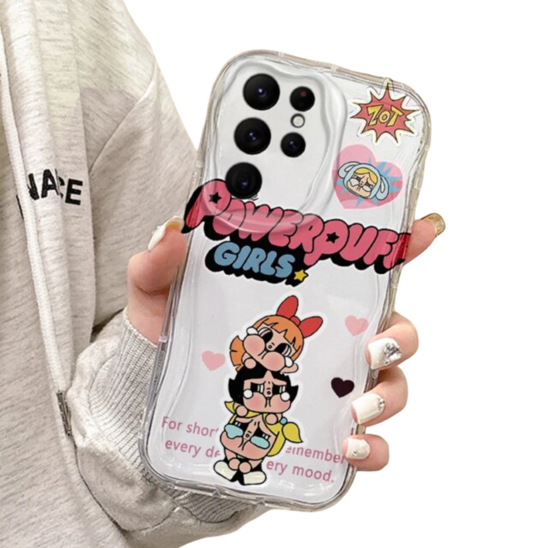Kawaii The Powerpuff Girls Phone Case Character Silicone For Samsung