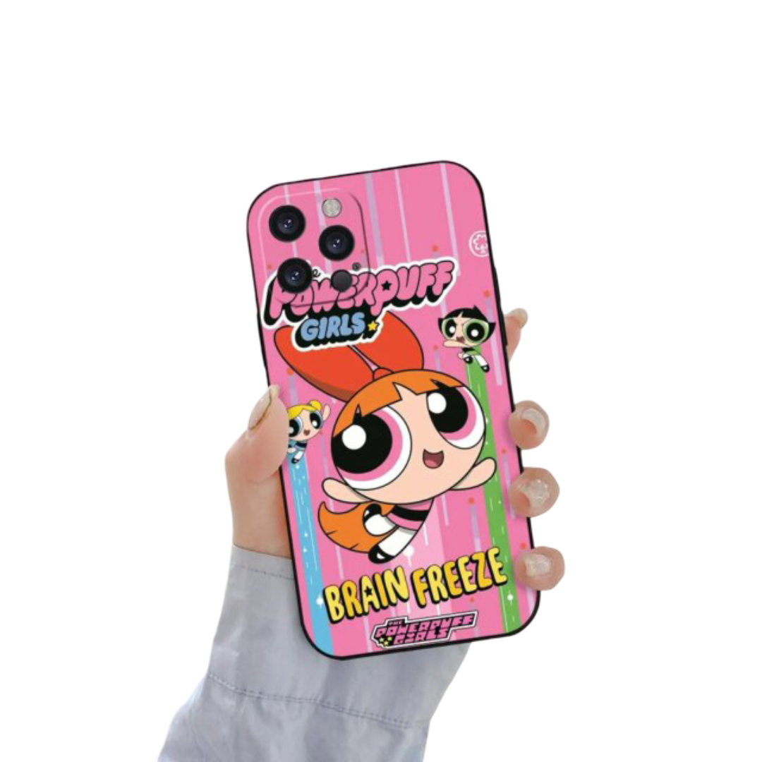 Kawaii The Powerpuff Girls Soft Silicone Phone Cover For Apple iPhone