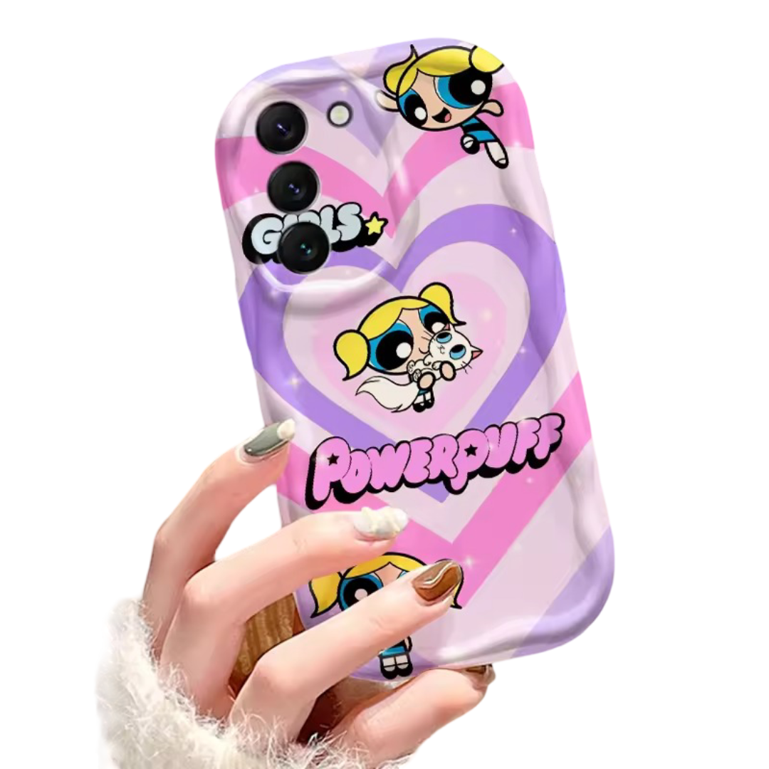 Kawaii The Powerpuff Girls Bubbles Back Phone Case For Samsung