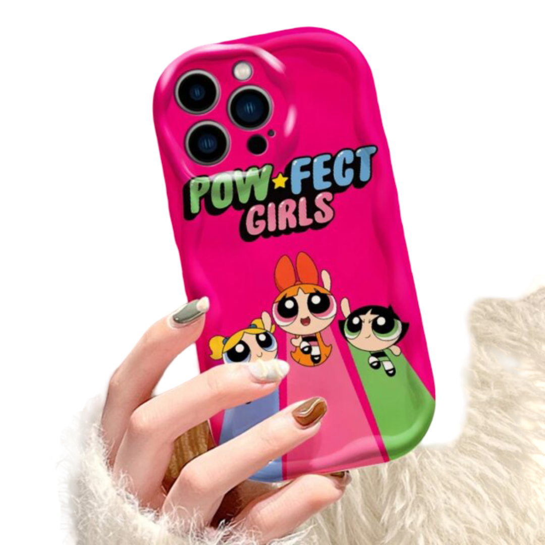 Kawaii Anime The Powerpuff Girls Character iPhone Case