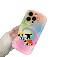 Kawaii The Powerpuff Girls Character Phone Back Cover For iPhone Kawaii The Powerpuff Girls Character Phone Back Cover For iPhone