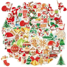 Kawaii Merry Christmas PVC Sticker Kawaii Merry Christmas PVC Sticker