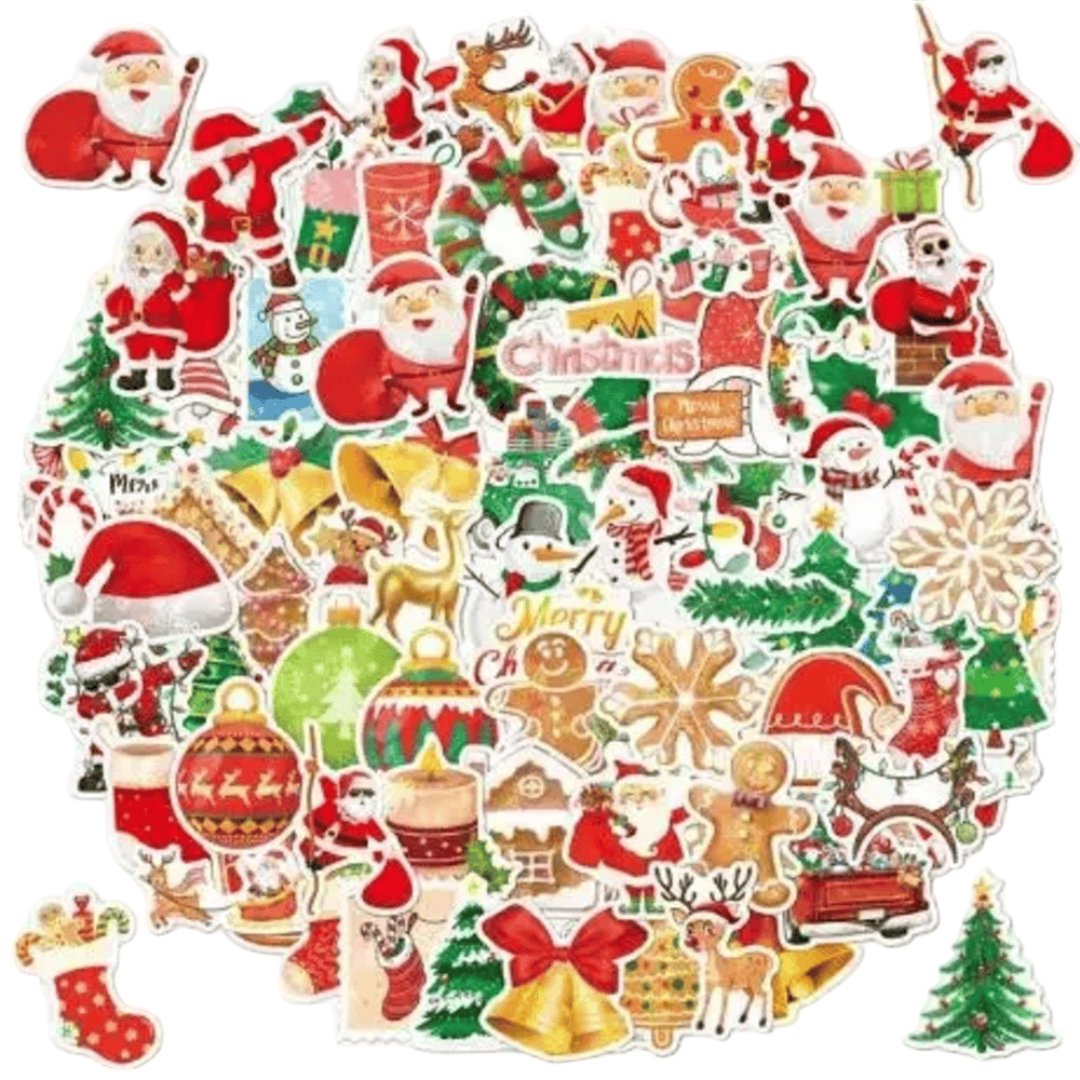 Kawaii Merry Christmas PVC Sticker