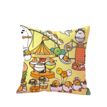 Gudetama Skin-Friendly And Comfortable Kawaii Fabric Zipper Pillow Case Gudetama Skin-Friendly And Comfortable Kawaii Fabric Zipper Pillow Case