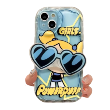 Kawaii The Powerpuff Girls Bubbles Silicone Case For iPhone Kawaii The Powerpuff Girls Bubbles Silicone Case For iPhone