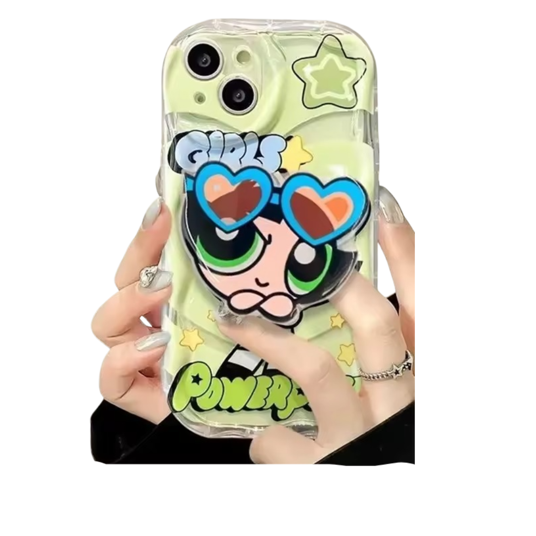 Kawaii The Powerpuff Girls Buttercup Silicone Case For iPhone