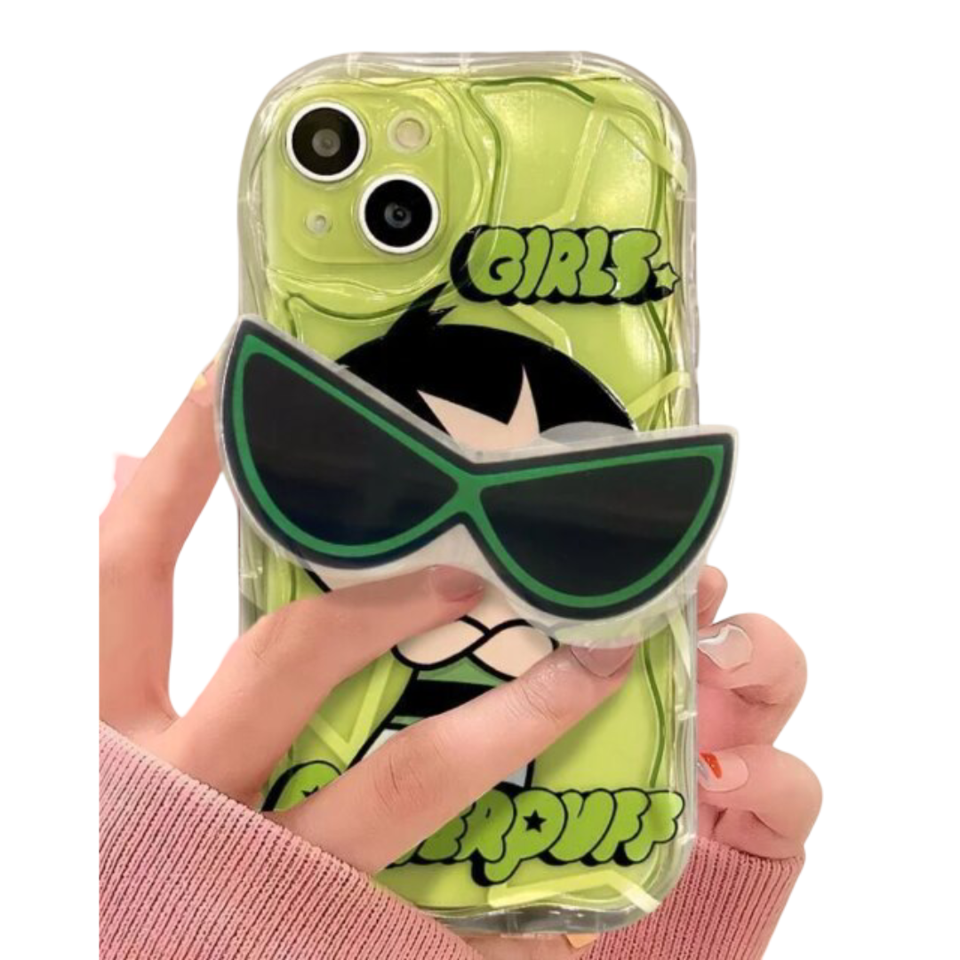 Kawaii Buttercup The Powerpuff Girls Silicone Case For iPhone