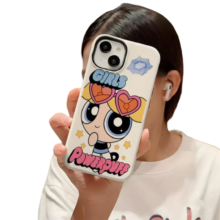 Kawaii Cartoon The Powerpuff Girls Bubbles iPhone Case Kawaii Cartoon The Powerpuff Girls Bubbles iPhone Case