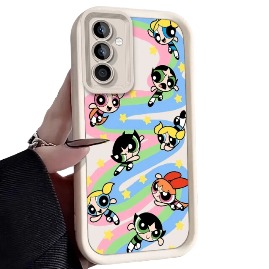 Kawaii The Powerpuff Girls Character Samsung Back Case