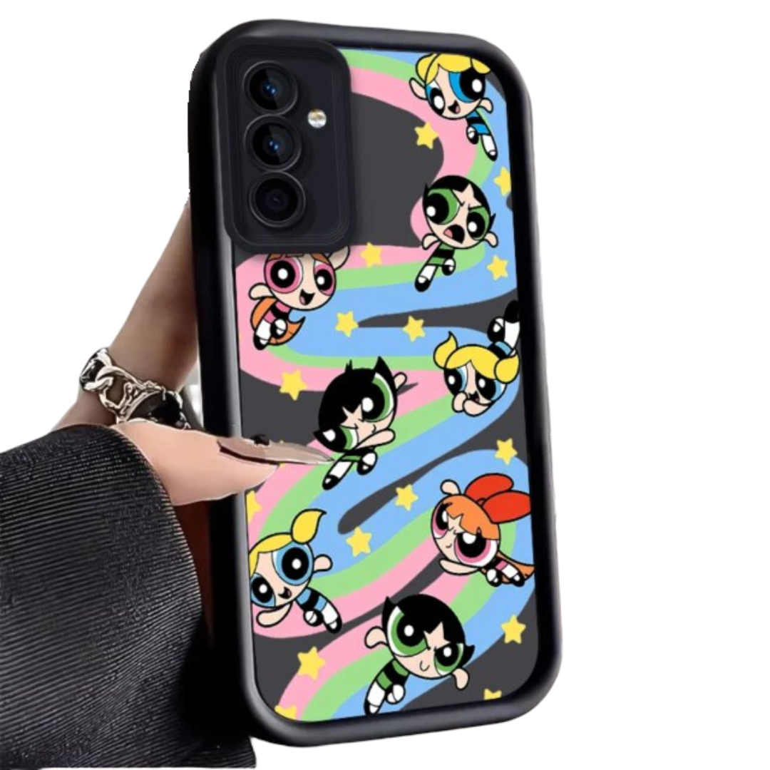 Kawaii The Powerpuff Girls Character Samsung Back Case
