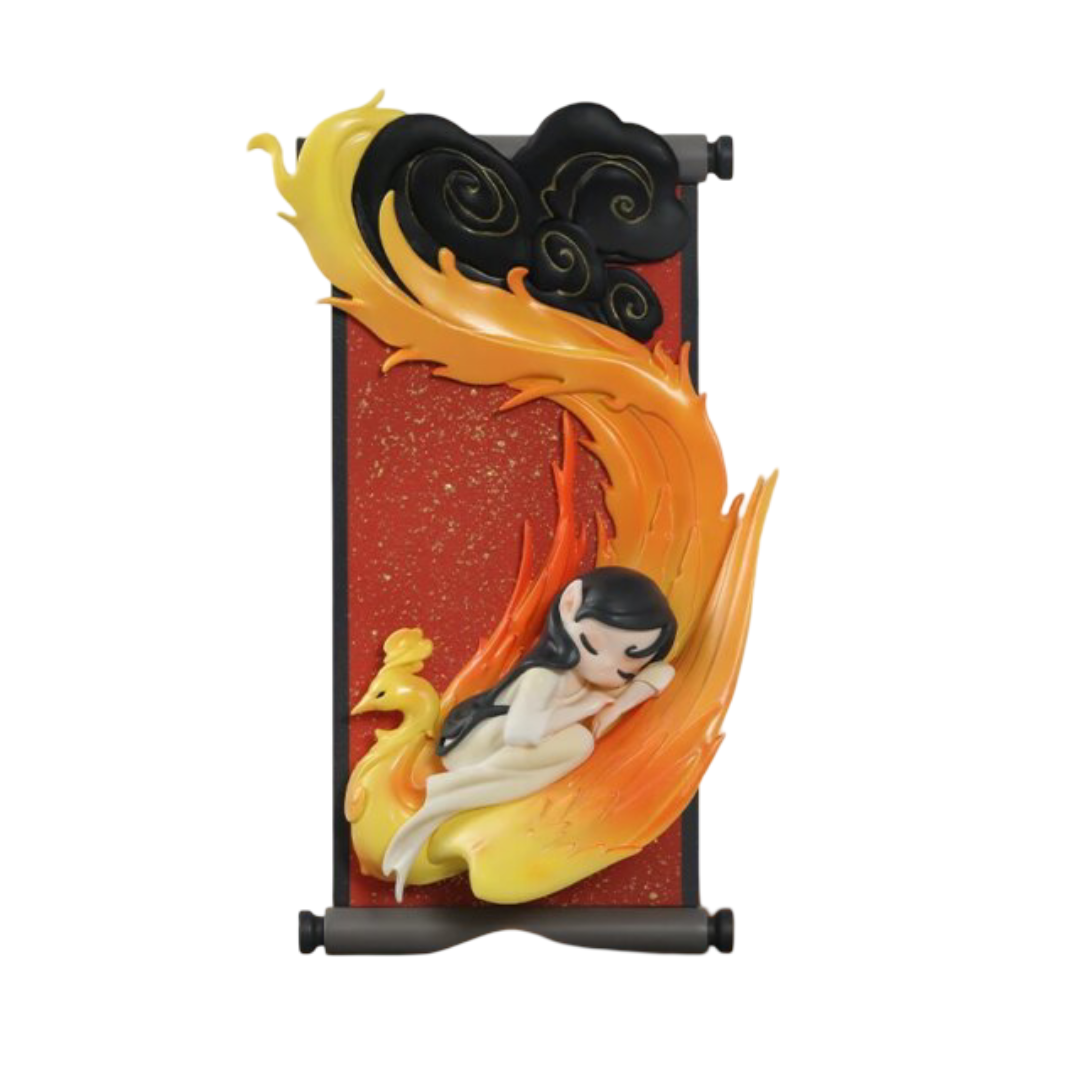 Phoenix Odyssey Sleep Chinese Scrolls Series Kawaii Figure Toy With Blind Box
