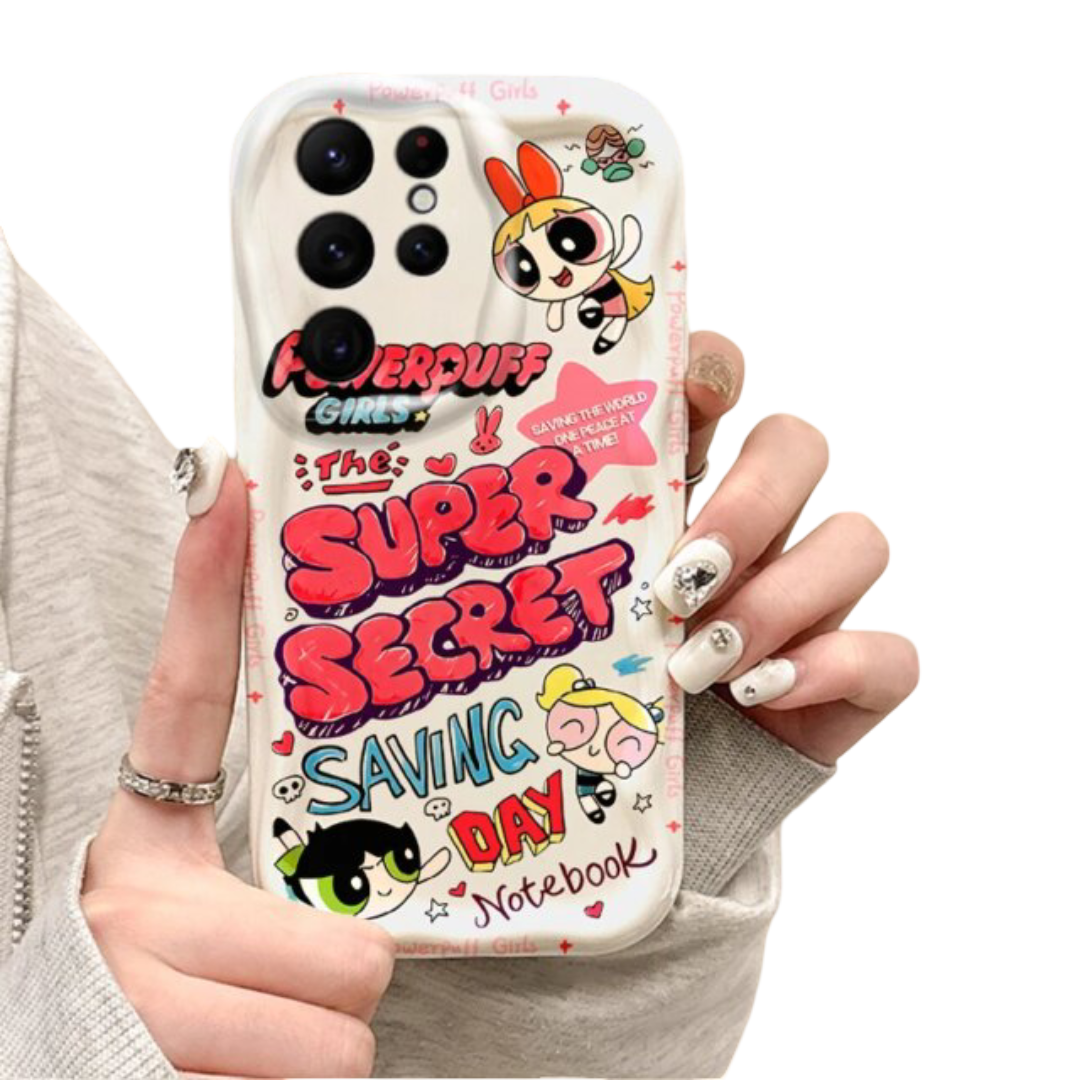 The Powerpuff Girls TPU Kawaii Phone Cover For Samsung Galaxy The Powerpuff Girls TPU Kawaii Phone Cover For Samsung Galaxy