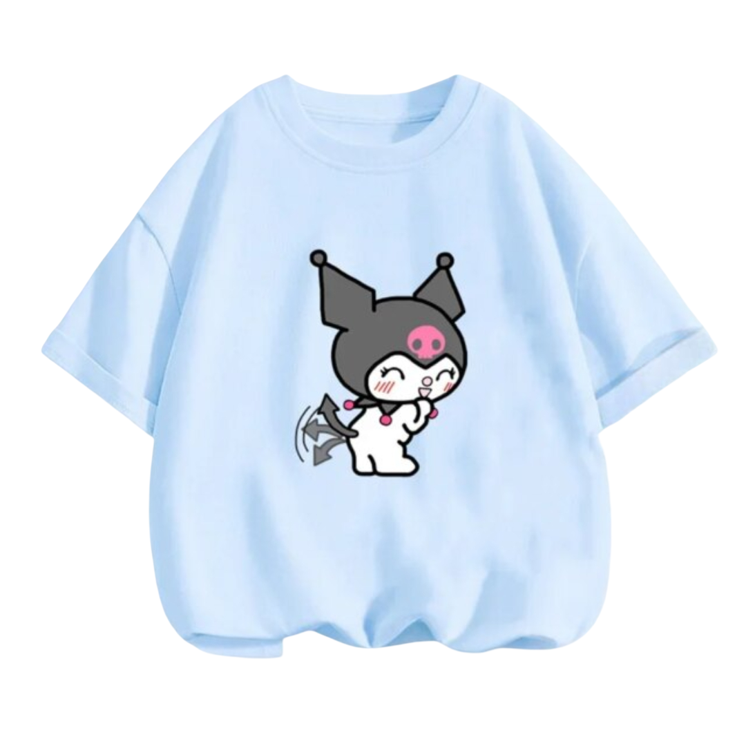 Kawaii Kuromi Short Sleeved T-Shirt