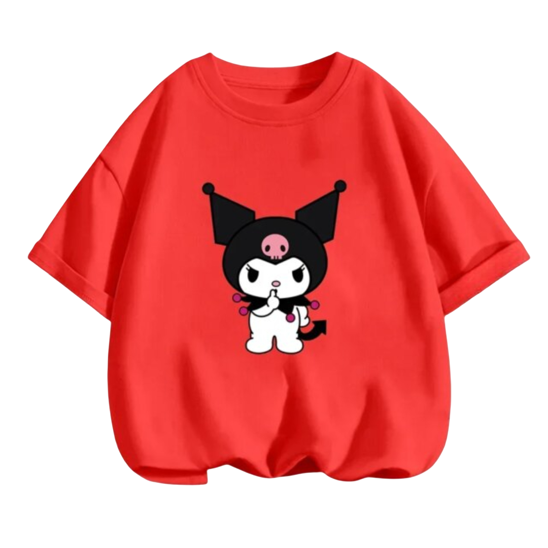 Kawaii Kuromi Short Sleeve T-Shirt