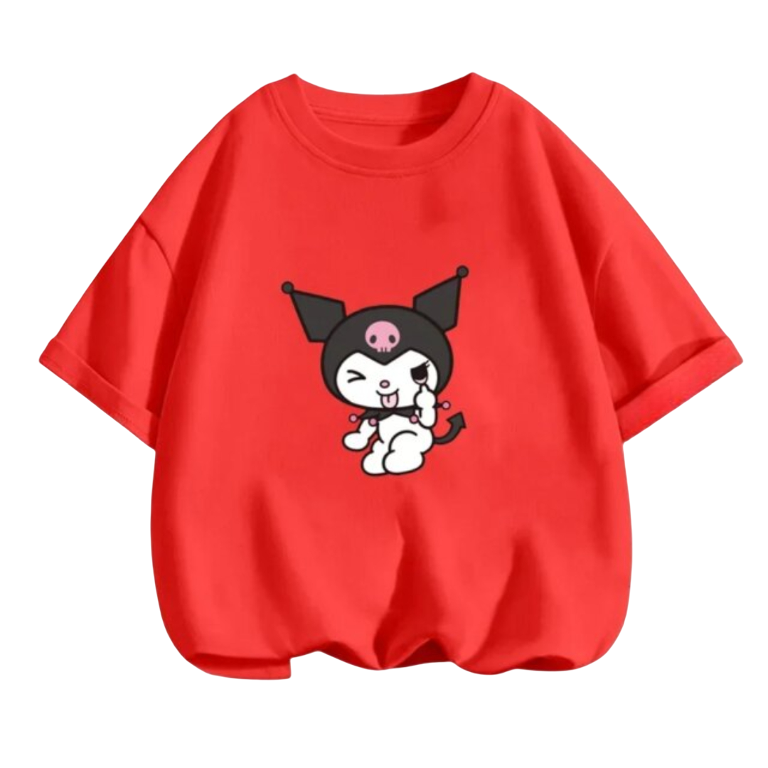 Kawaii Kuromi Anime Short Sleeve T-Shirt