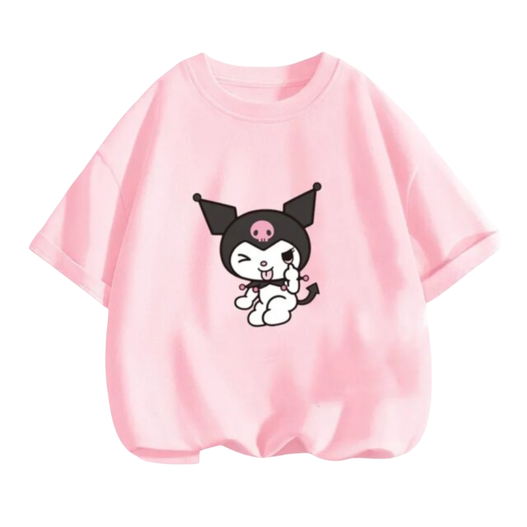 Kawaii Kuromi Anime Short Sleeve T-Shirt