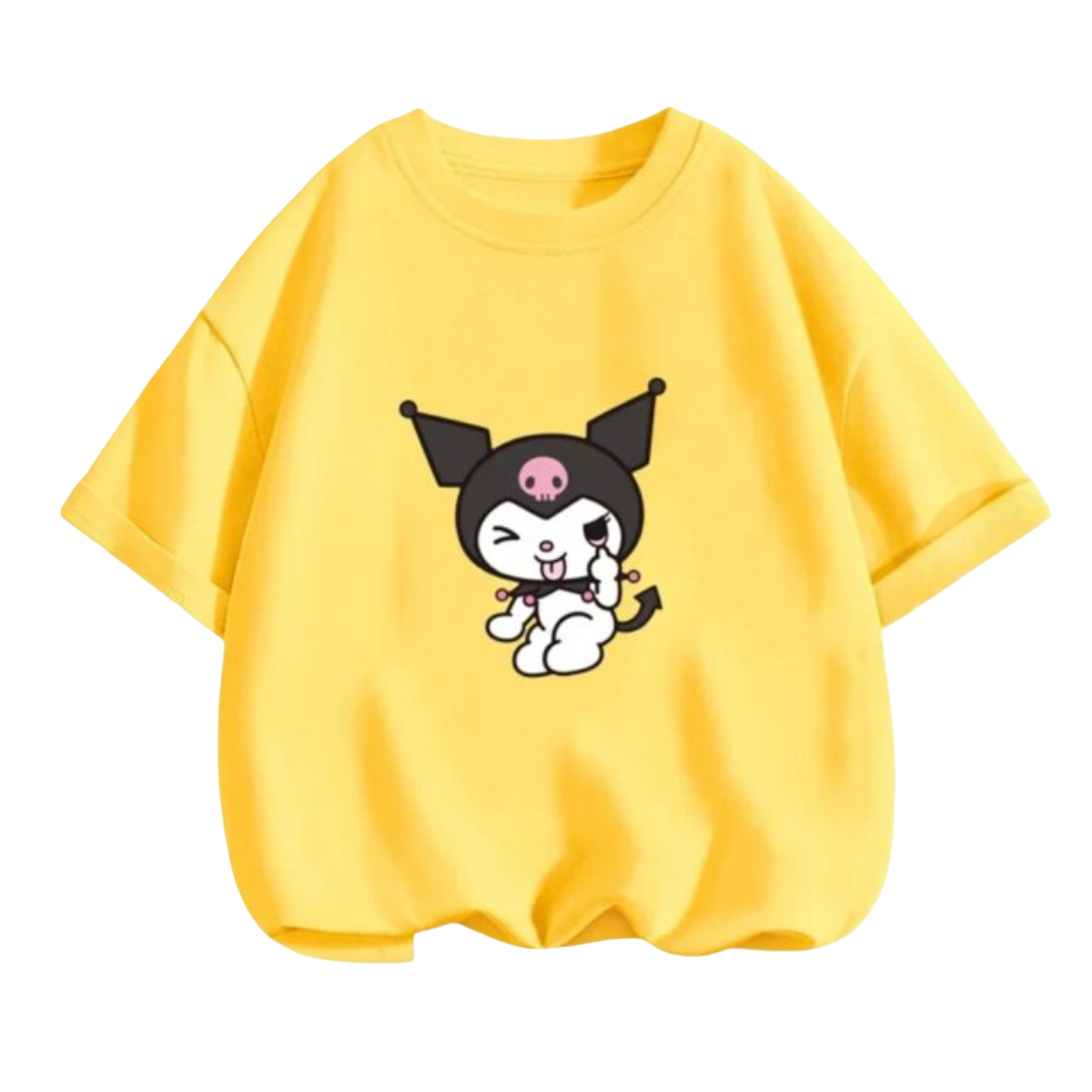 Kawaii Kuromi Anime Short Sleeve T-Shirt