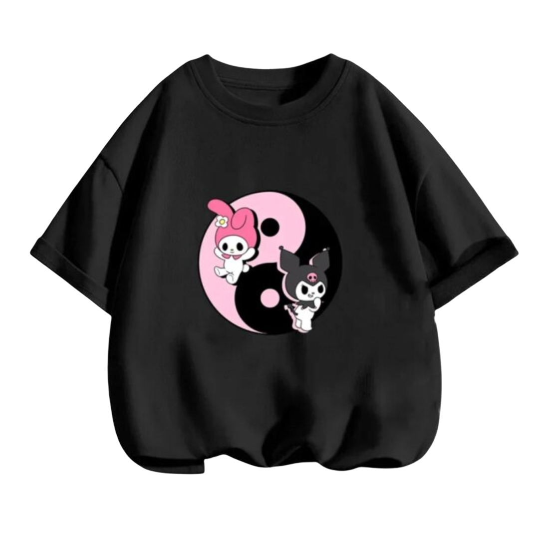 Kuromi Kawaii Anime Short Sleeve T-Shirt