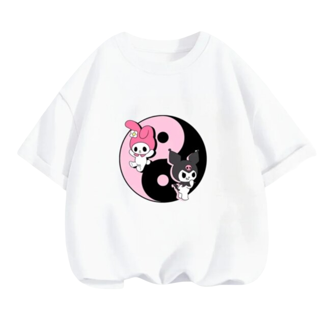Kuromi Kawaii Anime Short Sleeve T-Shirt