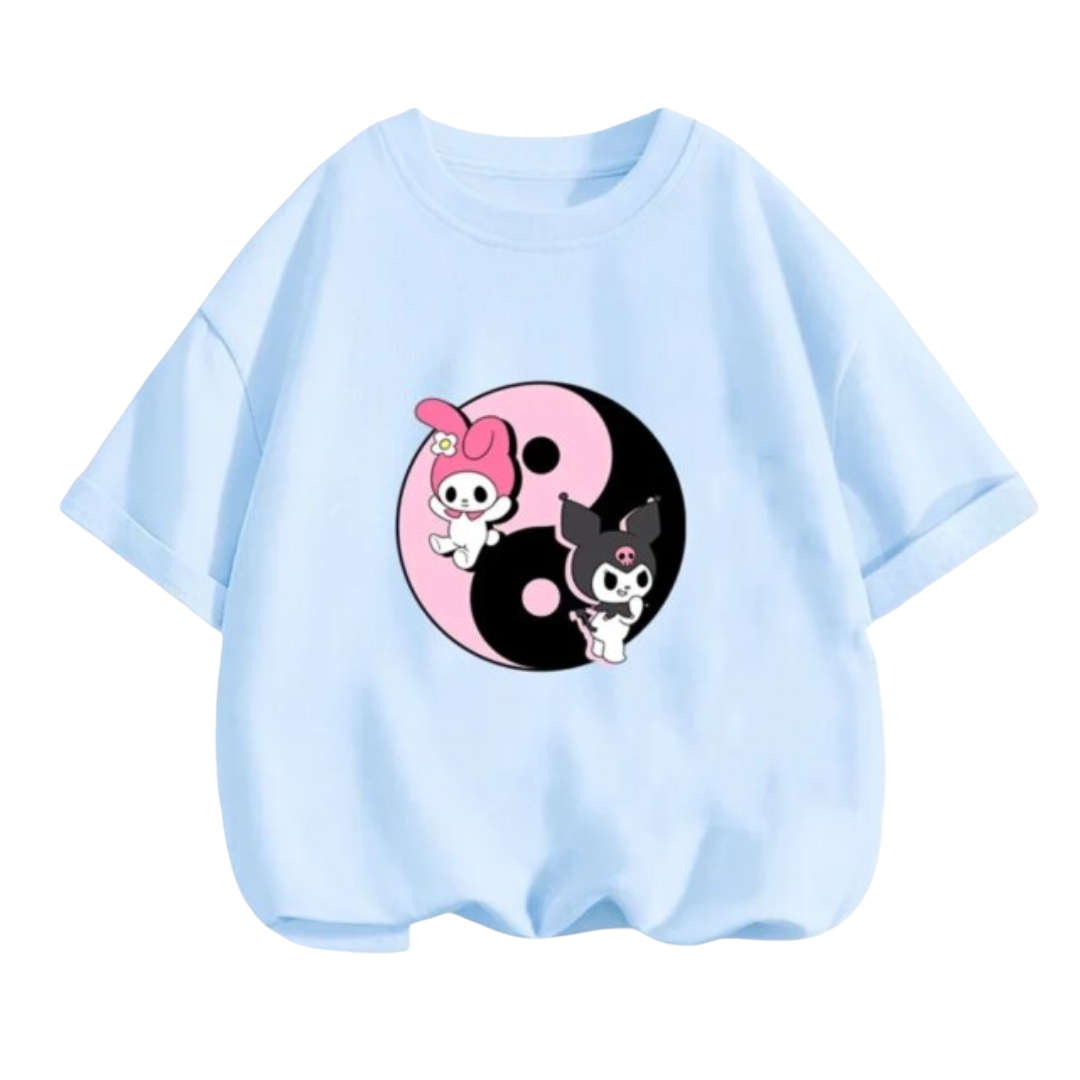 Kuromi Kawaii Anime Short Sleeve T-Shirt