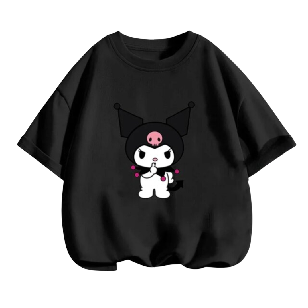 Kawaii Kuromi Short Sleeve T-Shirt