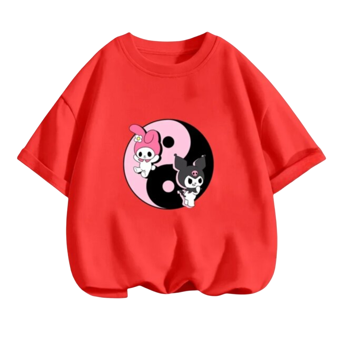 Kuromi Kawaii Anime Short Sleeve T-Shirt