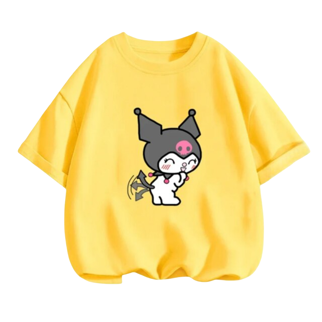 Kawaii Kuromi Short Sleeved T-Shirt