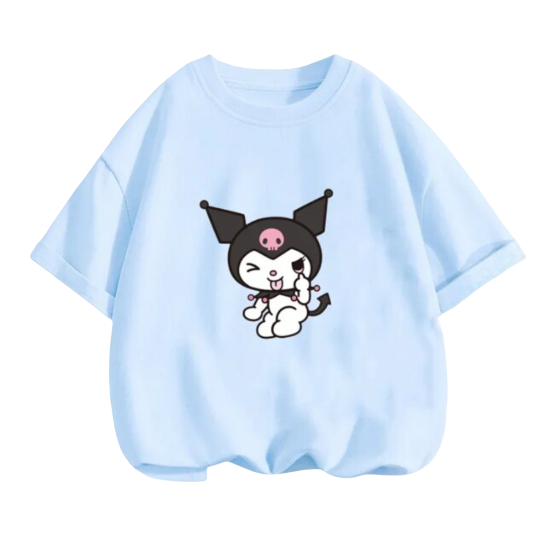 Kawaii Kuromi Anime Short Sleeve T-Shirt