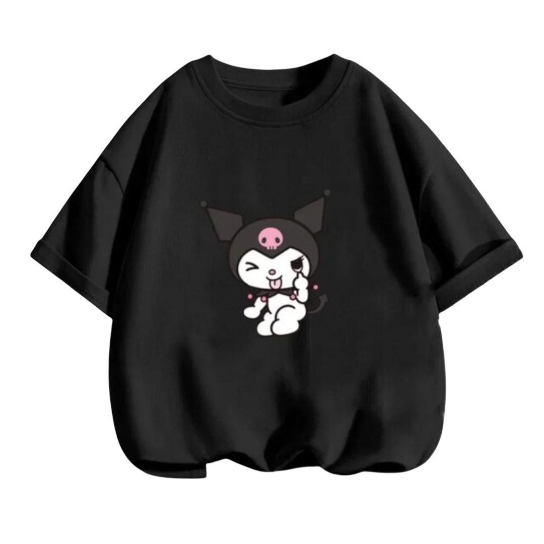 Kawaii Kuromi Anime Short Sleeve T-Shirt